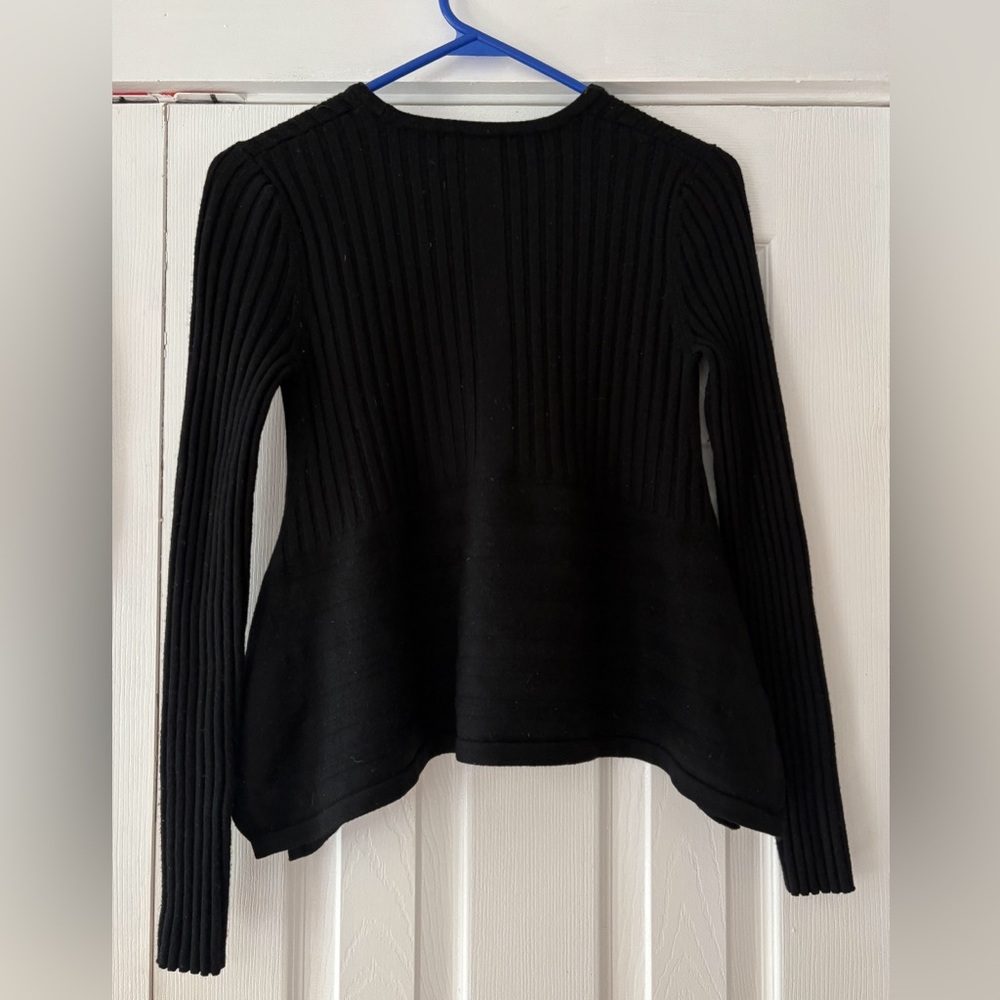 Opening Ceremony Merino Wool Black Knit Sweater‎ Size Small EUC